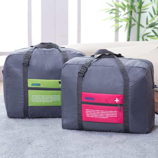 

1pc Random Color Foldable Travel Storage Bag, Multicolor