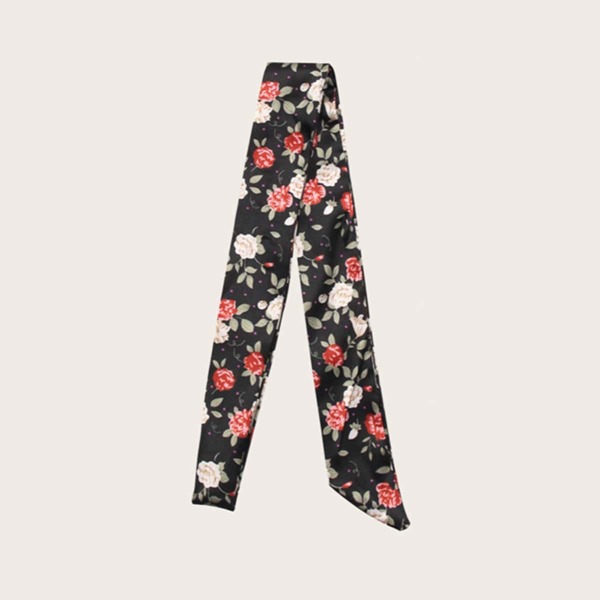 

Floral Twilly Scarf Design Watchband, Multicolor