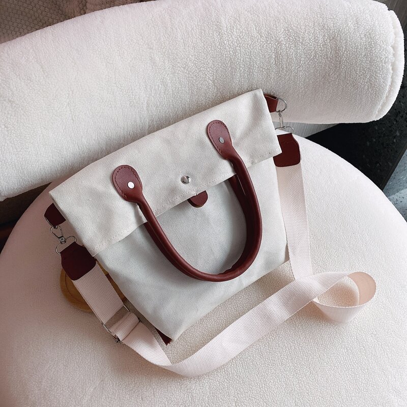 

Minimalist Tote Bag, White