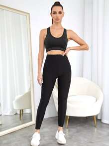 Easithlete Atmungsaktive Wabenstruktur Sports Leggings