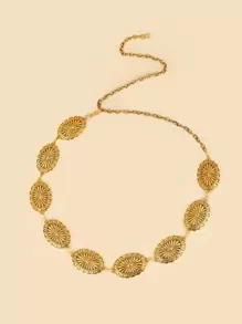 Boho Summer Waist Chain Belt For Daily Life Halloween - Gold - View 12