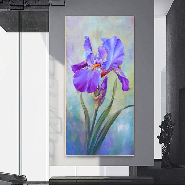 

Floral Pattern Diamond Painting Without Frame, Multicolor