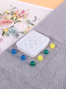 1入組球形設計DIY矽膠模具 - 白色 - 查看 4