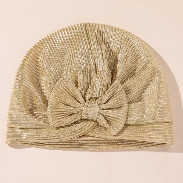 

Bow Front Head Wrap, Gold