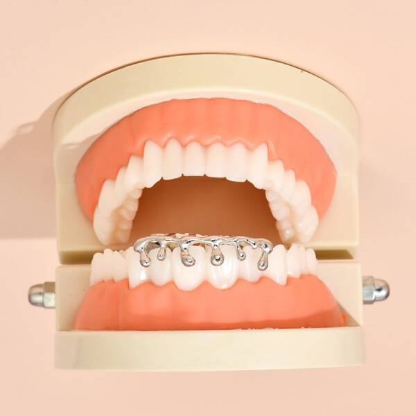 

Metal Dental Brace Jewelry, Silver