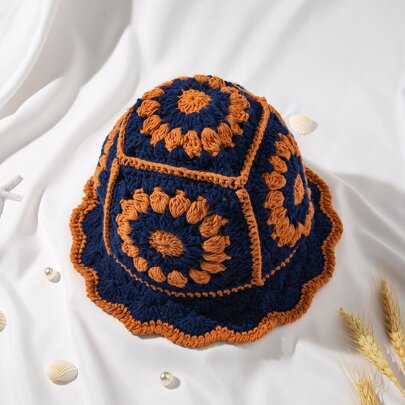 Two Tone Crochet Hat