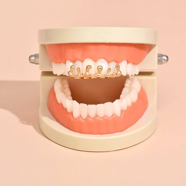 

Metal Dental Brace Jewelry, Gold