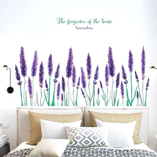 

Lavender Print Wall Sticker, Multicolor