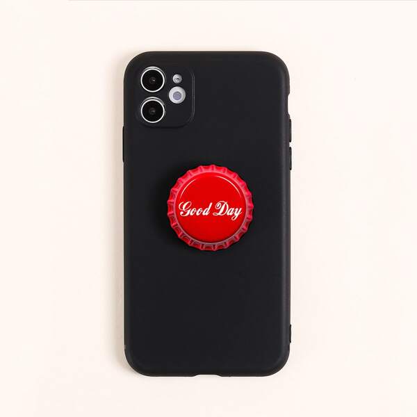 

Plain Phone Case With Stand-Out Phone Grip, Red