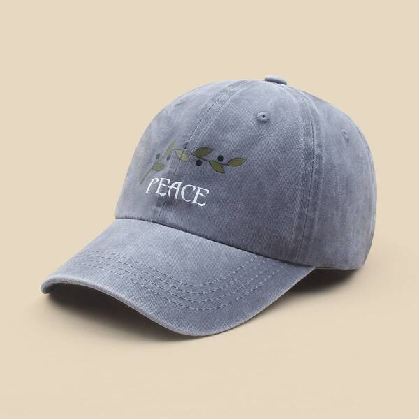 

Letter Graphic Baseball Cap, Light grey