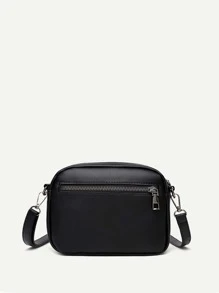 Lightweight,Business Casual Mini Quilted Crossbody Bag For Teen Girls Women College Students,Rookies & White-collar Workers Perfect for Office,College,Work ,Business,Commute,Outdoors, Travel, Outings - Black - View 4