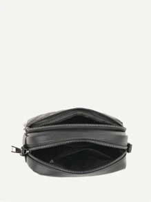 Lightweight,Business Casual Mini Quilted Crossbody Bag For Teen Girls Women College Students,Rookies & White-collar Workers Perfect for Office,College,Work ,Business,Commute,Outdoors, Travel, Outings - Black - View 7