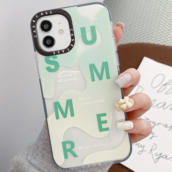 

Letter Graphic Phone Case, Multicolor
