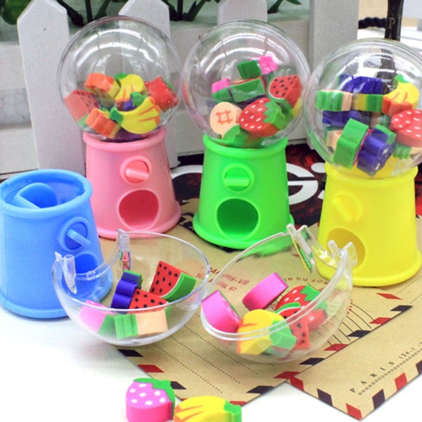 

1pc Capsule Machine Design Random Eraser, Multicolor