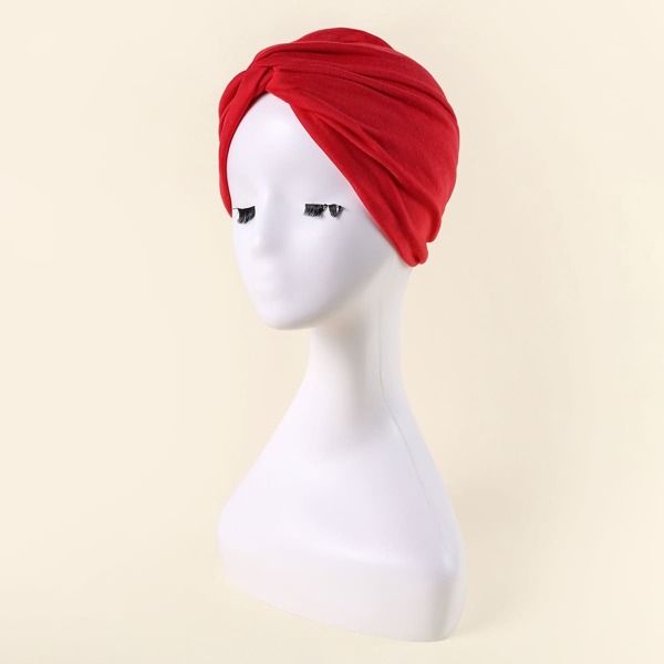 

Solid Head Wrap, Red