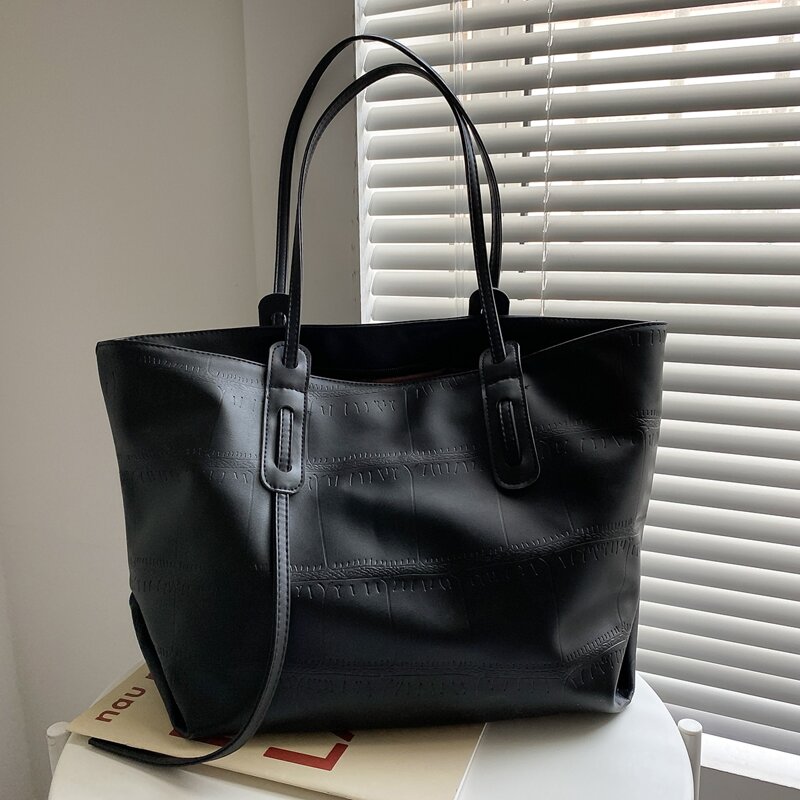 

Minimalist Tote Bag, Black