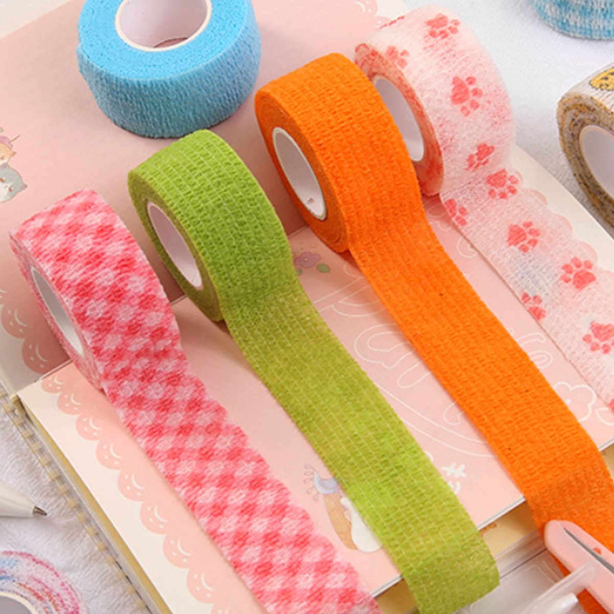 

1roll Random Finger Protective Tape, Multicolor