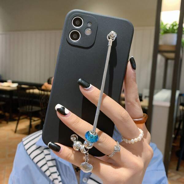 

Hand Strap Phone Case, Black