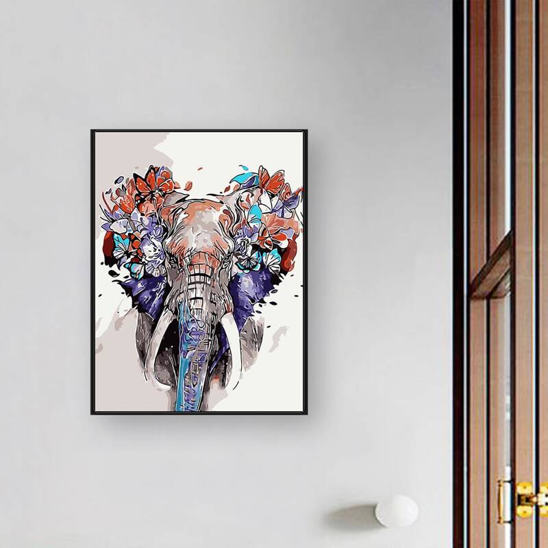 

Elephant DIY Diamond Painting, Multicolor
