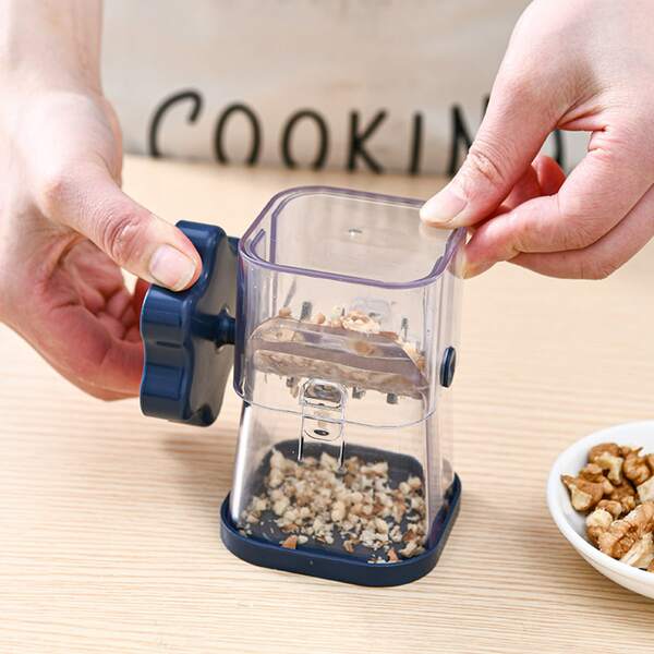 

1pc Multifunction Manual Nut Chopper, Blue