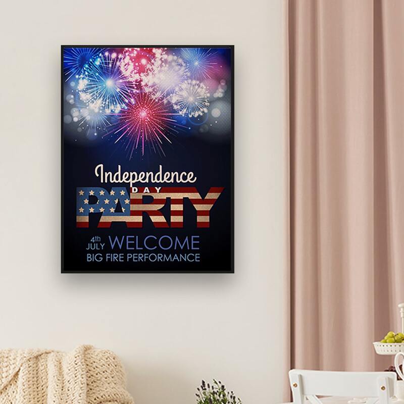 

Independence Day DIY Diamond Painting, Multicolor