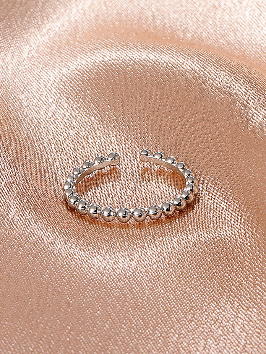 1pc Cuff Ring - Silver - View 1