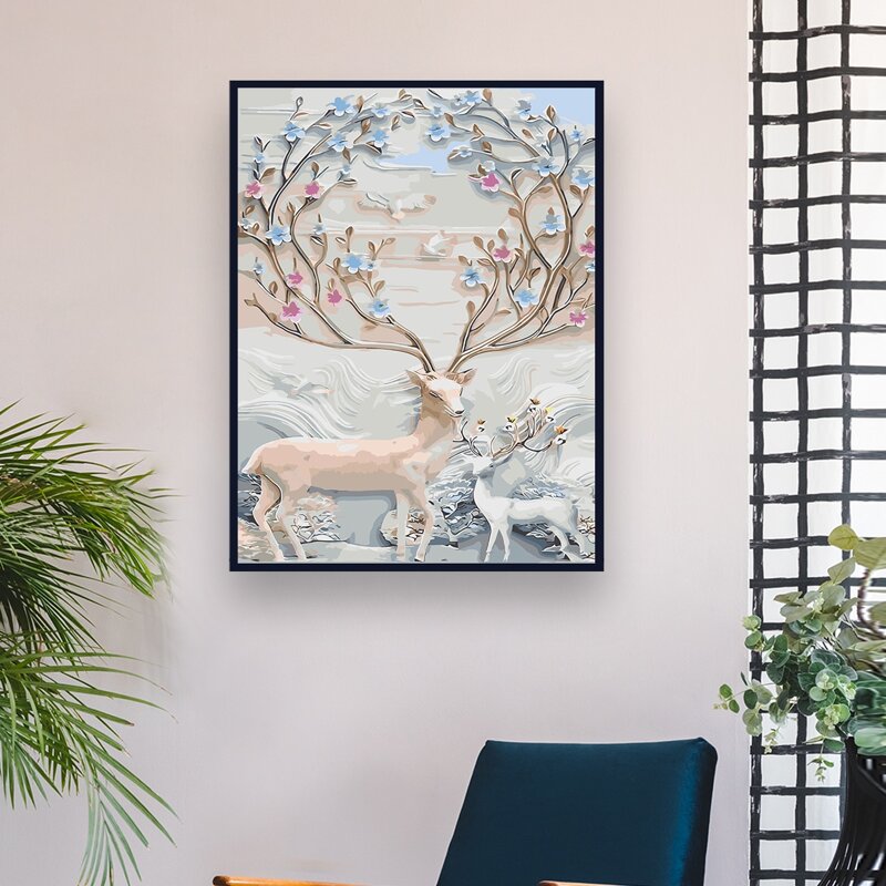 

Deer DIY Diamond Painting, Multicolor