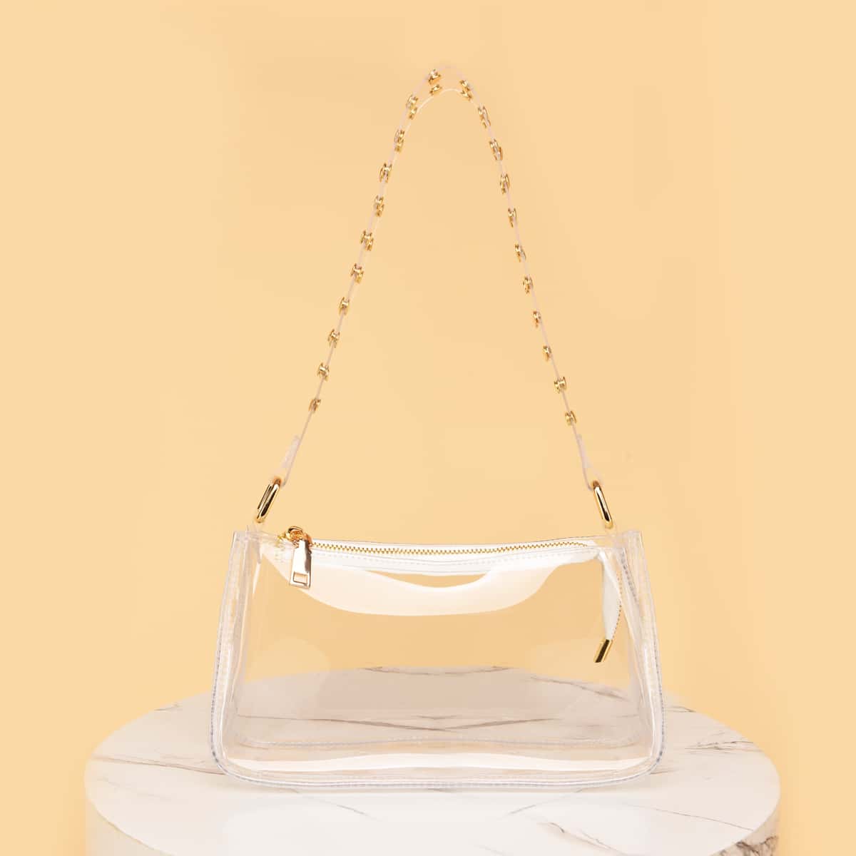 

Clear Baguette Bag