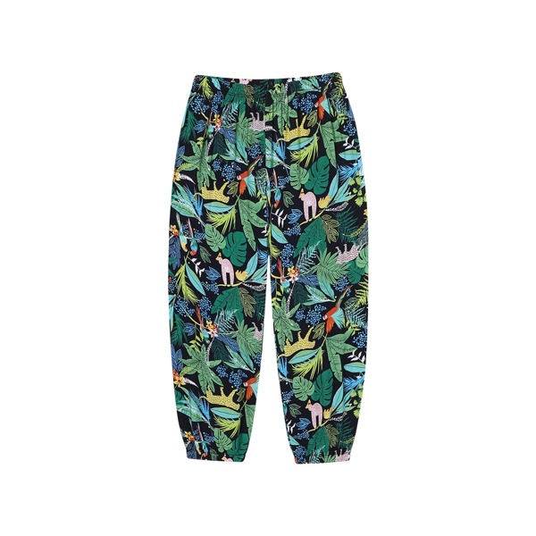 

Girls Leaf & Animal Print Pants, Multicolor