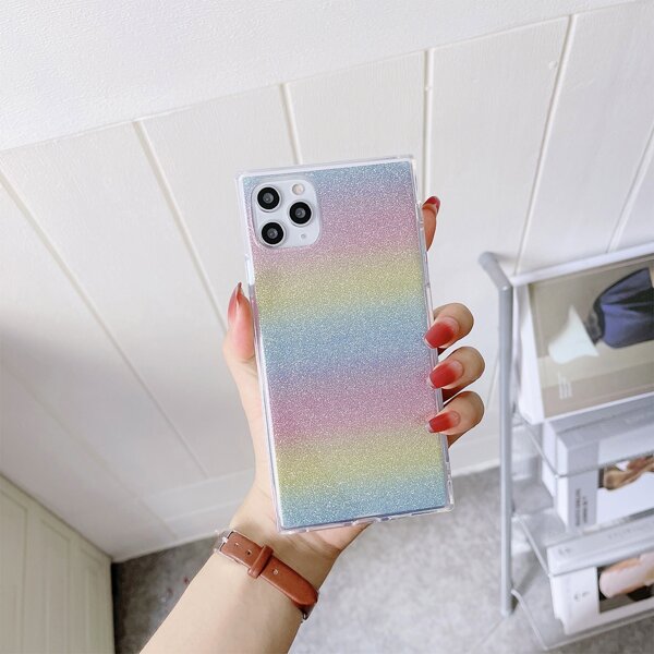

Ombre Glitter Phone Case, Multicolor