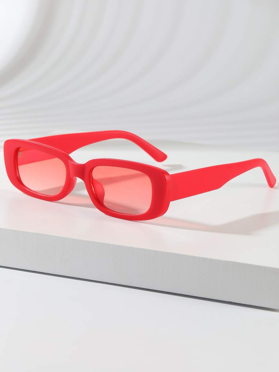Square Frame Fashion Glasses For Daily Wear And Vacation