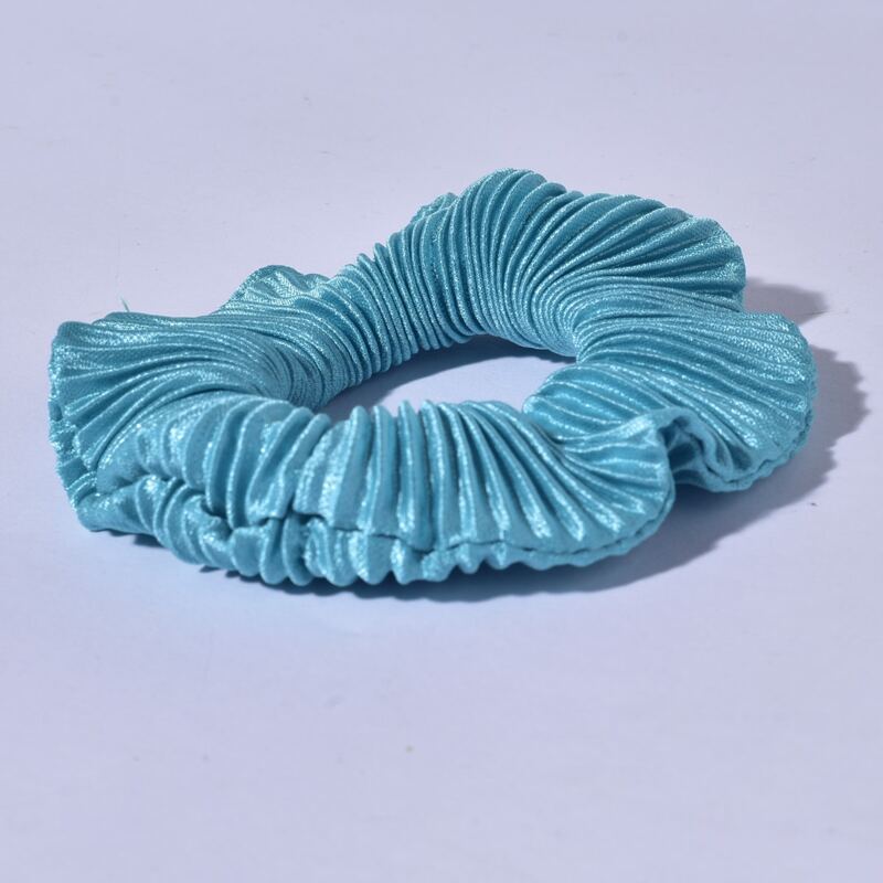 

1pc Plain Scrunchie, Cadet blue