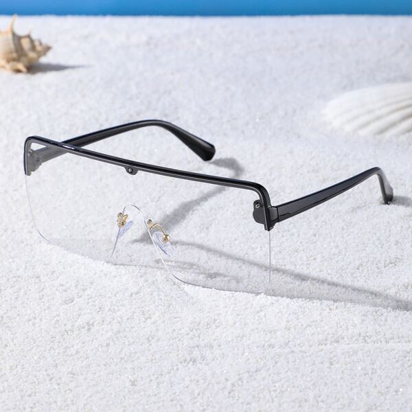 

Flat Top Shield Eyeglasses
