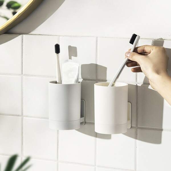 

2pcs Random Storage Rack & Gargle Cup Set, Multicolor