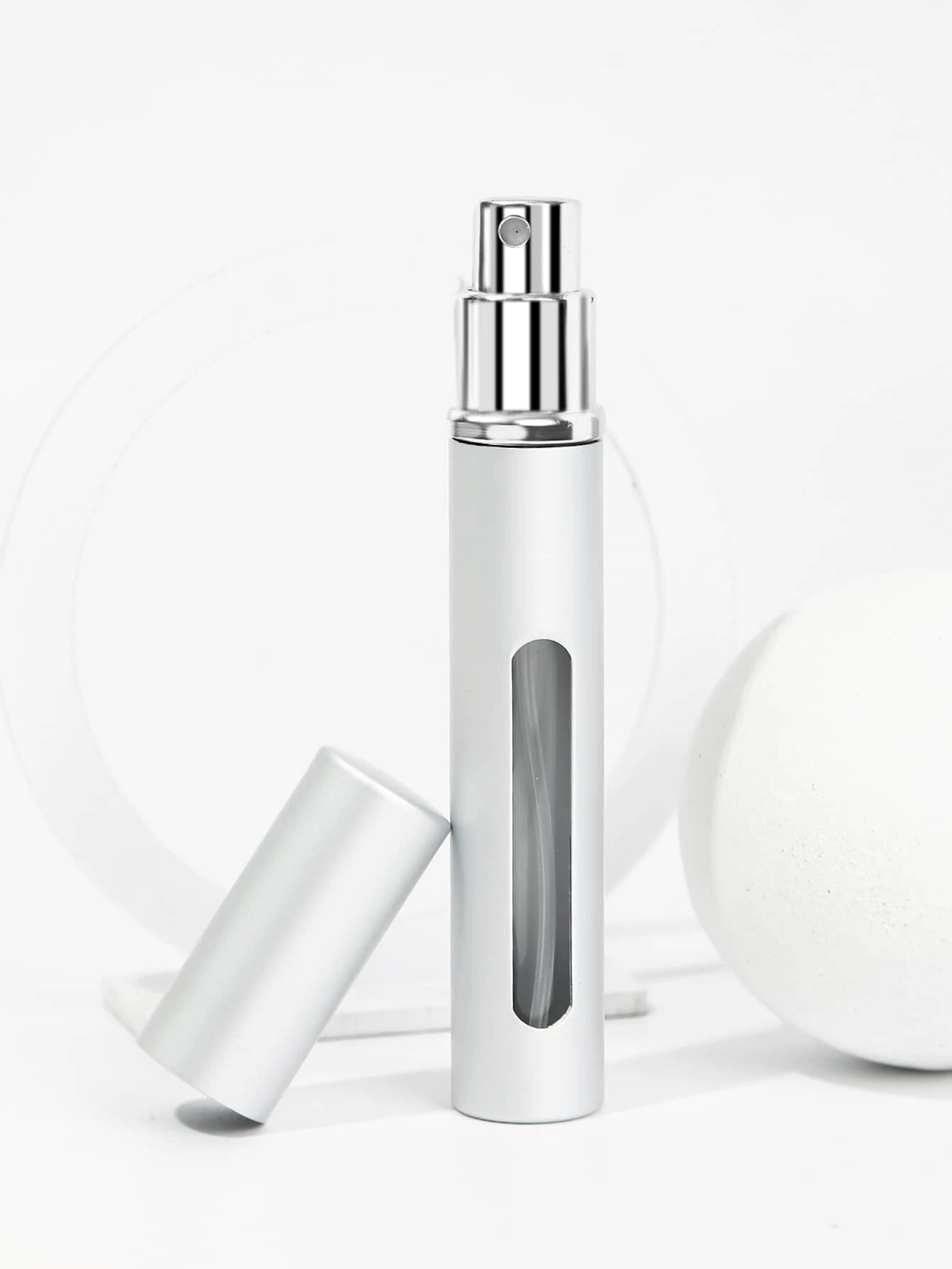 5ML Perfume Spray Bottle - Silver - View 1