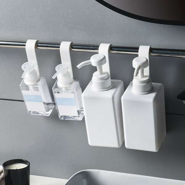 

8pcs Shampoo Bottle Hook, White