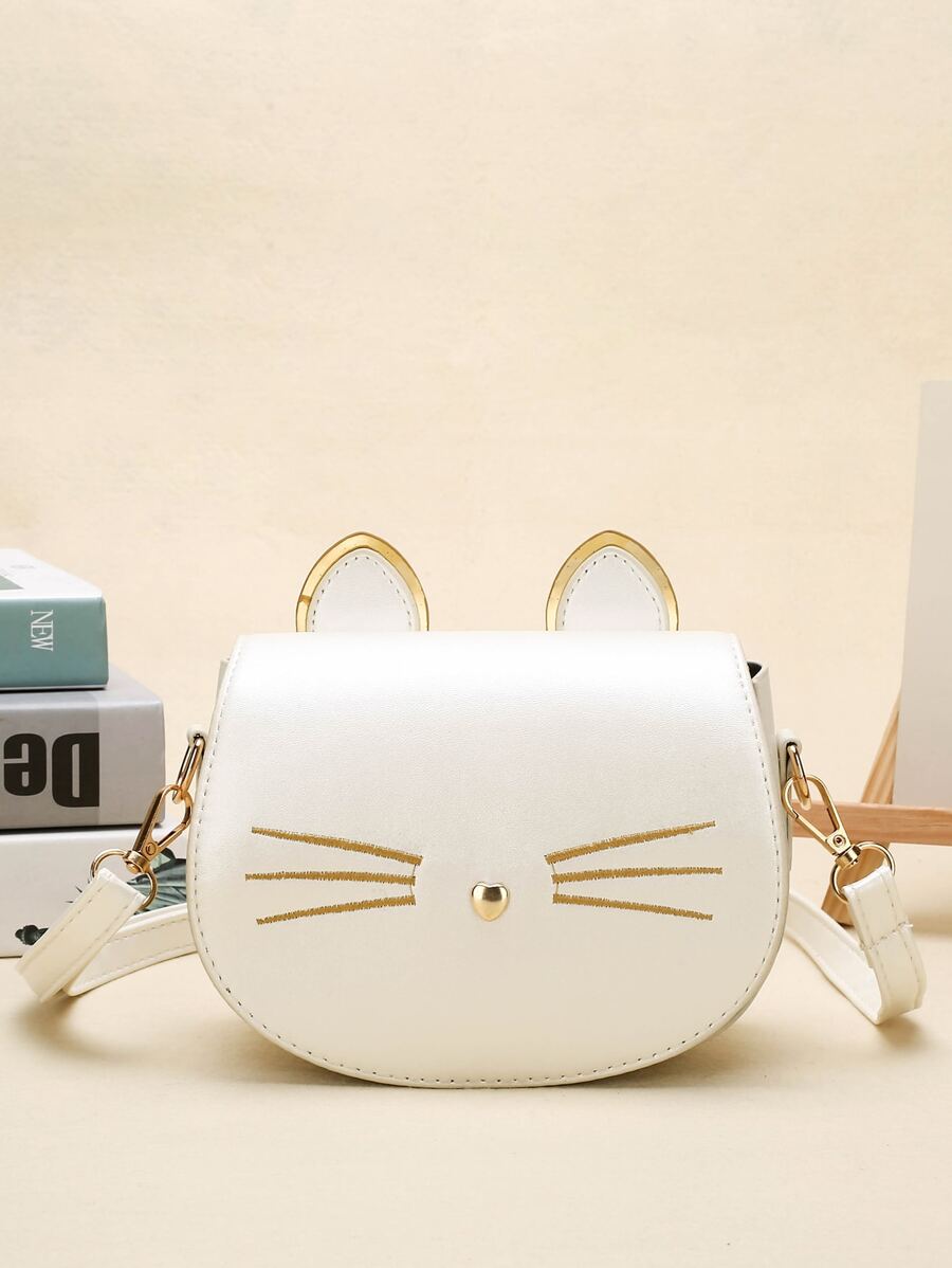 Cô gái mèo thiết kế túi nhắn tin - Màu be - Xem 1
