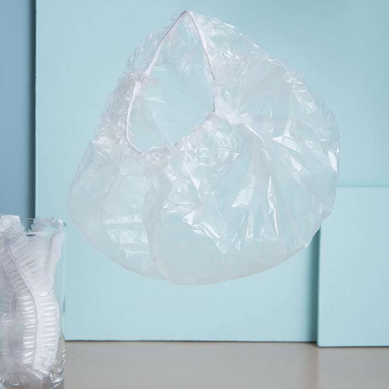 

100pcs Disposable Shower Cap, Clear