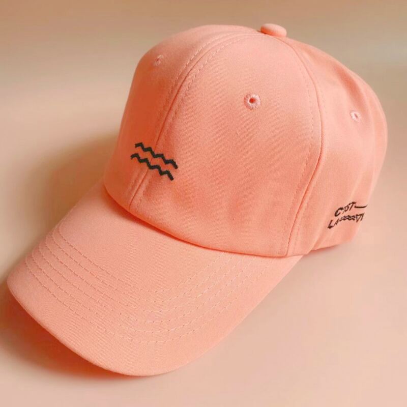 

Letter Embroidery Baseball Cap, Orange