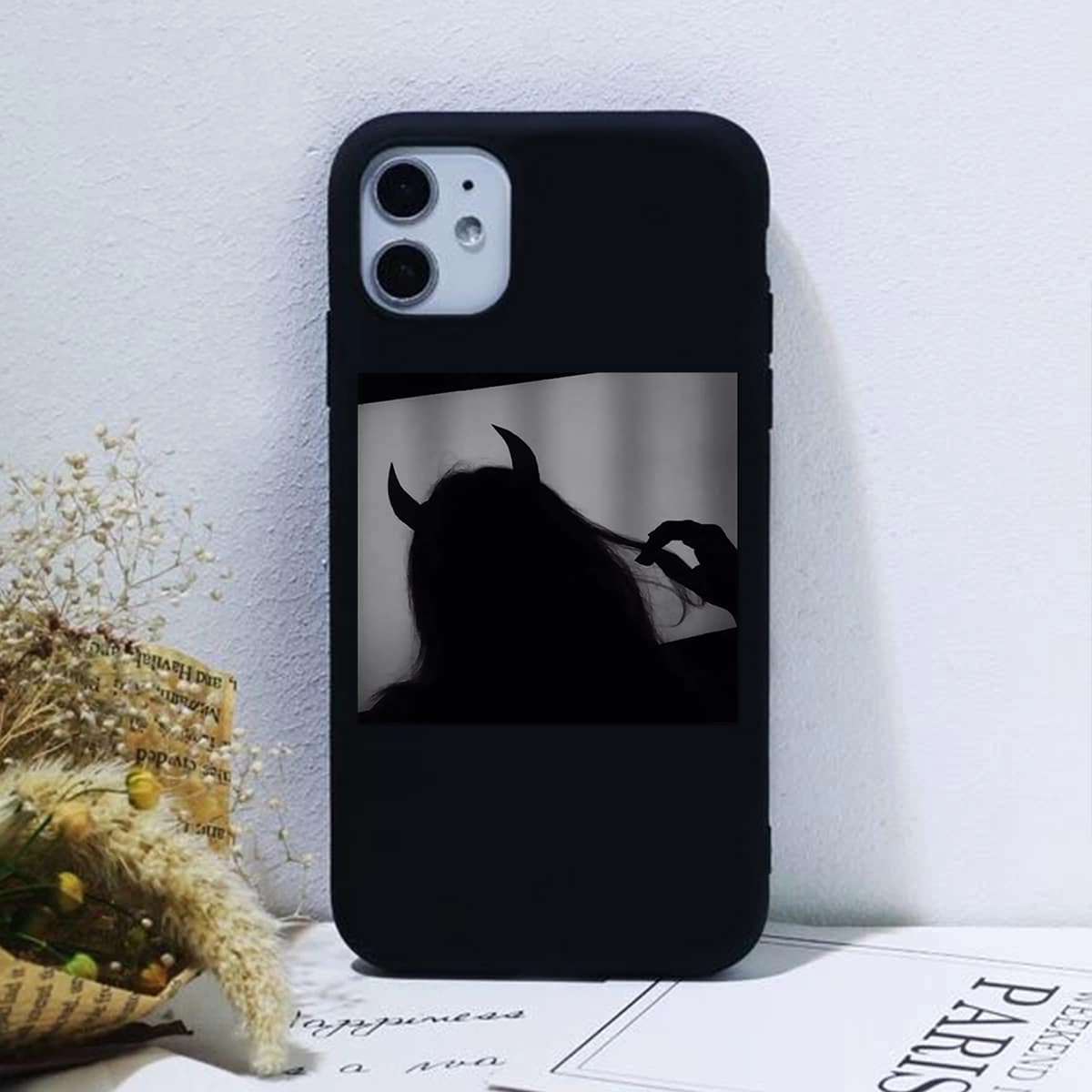 

Figure Graphic Phone Case, Grey