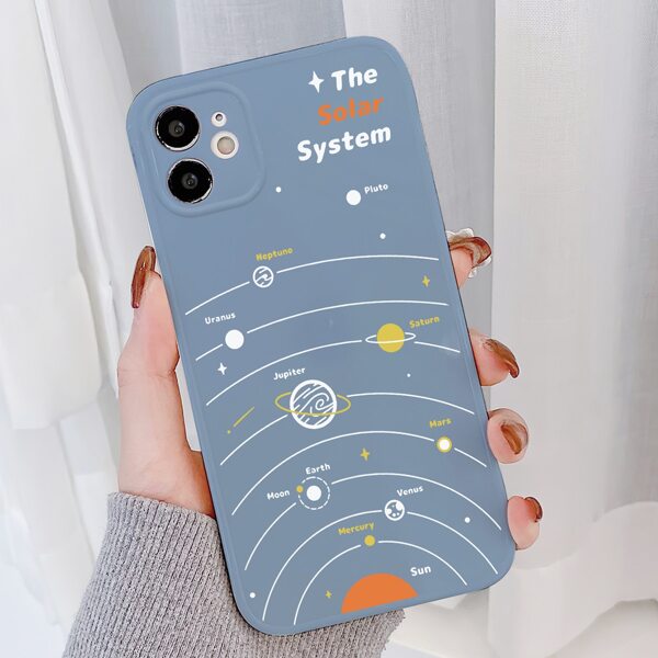 

Planet Pattern Phone Case, Dusty blue