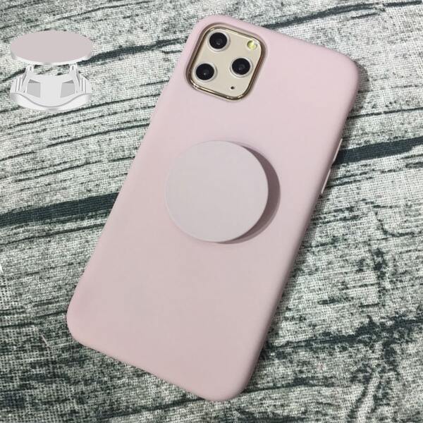 

Plain Phone Case With Stand-Out Phone Grip, Pink