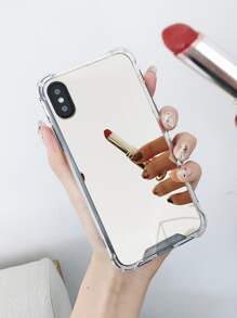 鏡面手機殼，適用於iPhone 11、iPhone 13、iPhone 14 Pro Max - 銀色 - 查看 3