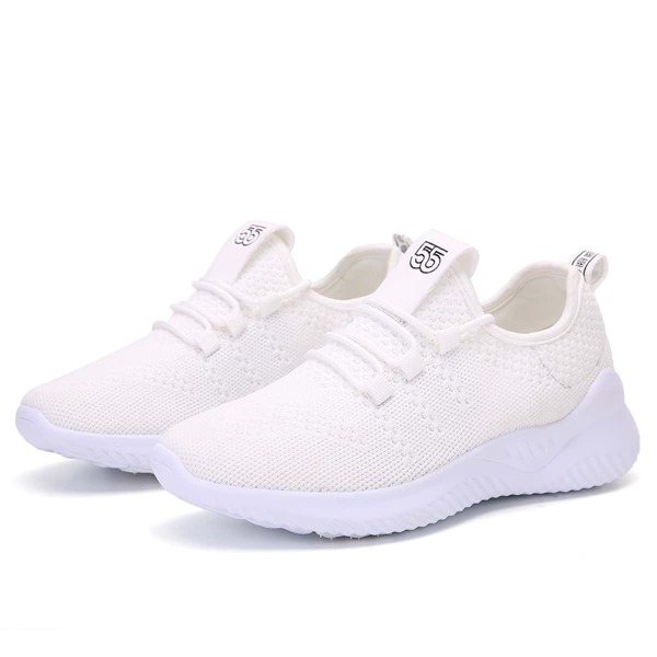 

Minimalist Lace Up Front Running Shoes, Beige
