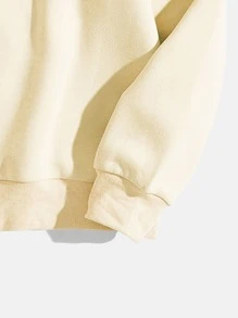 Mushroom & Frog Print Sweatshirt - Khaki - View 5