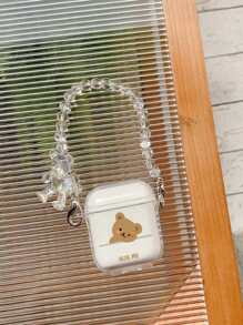 卡通小熊透明耳機殼適用於Airpods - 無色 - 查看 4