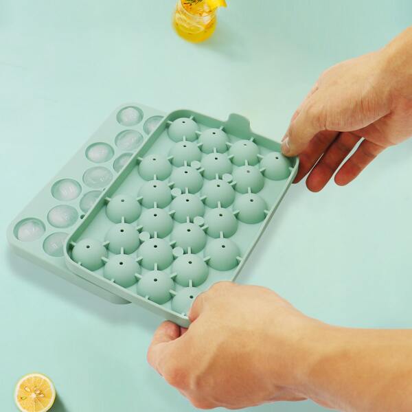 

1pc Silicone Ice Mold, Mint green