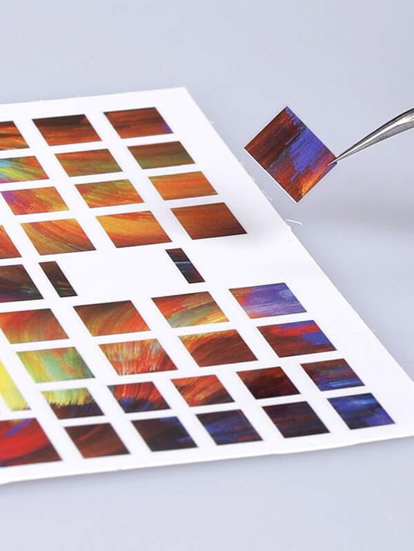 1sheet Graphic Nail Art Sticker SHEIN USA