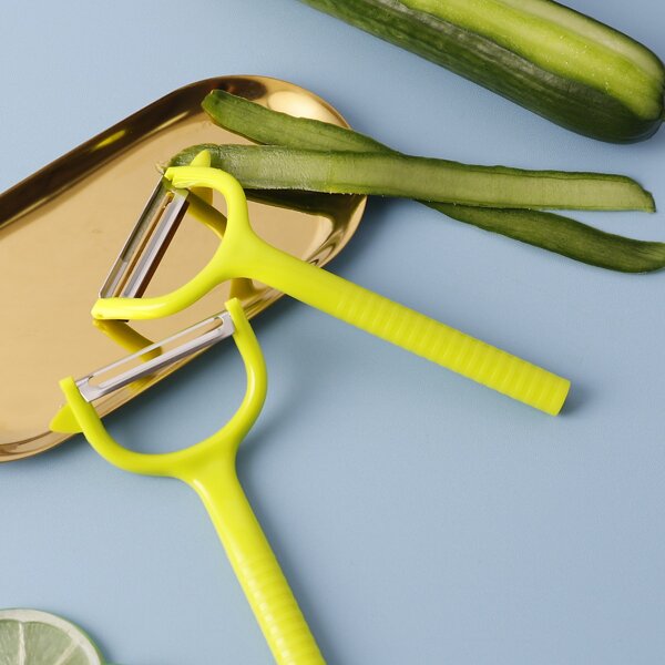

1pc Plastic Peeler, Green