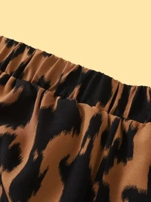 SHEIN Bộ hai mảnh Gái xoắn lại Báo Boho - Nhiều màu - Xem 4